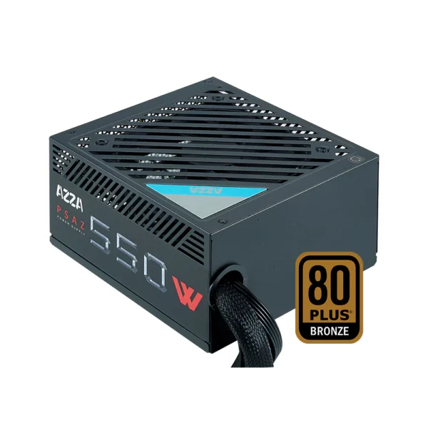 Azza PSAZ-550W power supply unit Zwart PSU / PC voeding